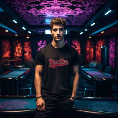 giocatore d'azzardo-poker-maglietta giocatore d'azzardo-poker-maglietta