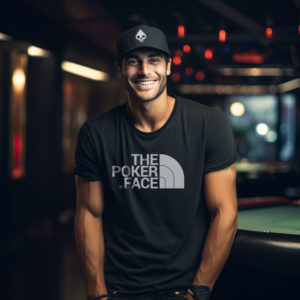t-shirt poker face