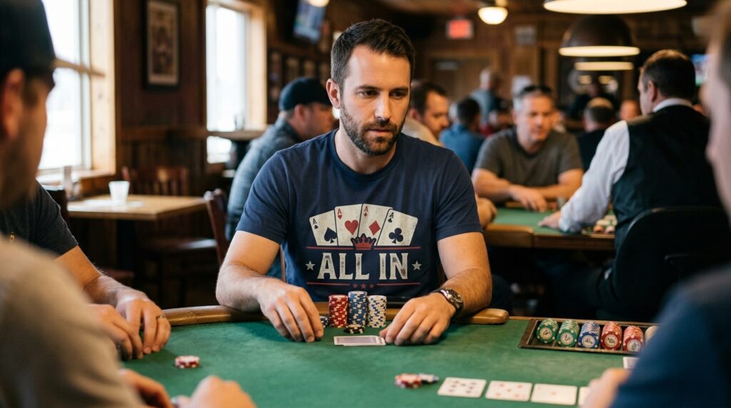 poker t shirt - Image de couverture