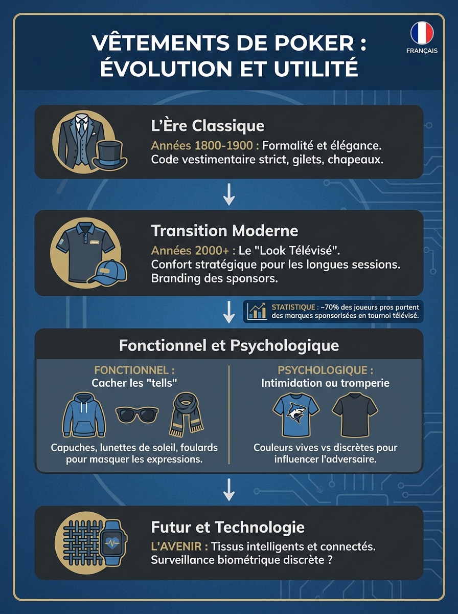 Infographie poker apparel