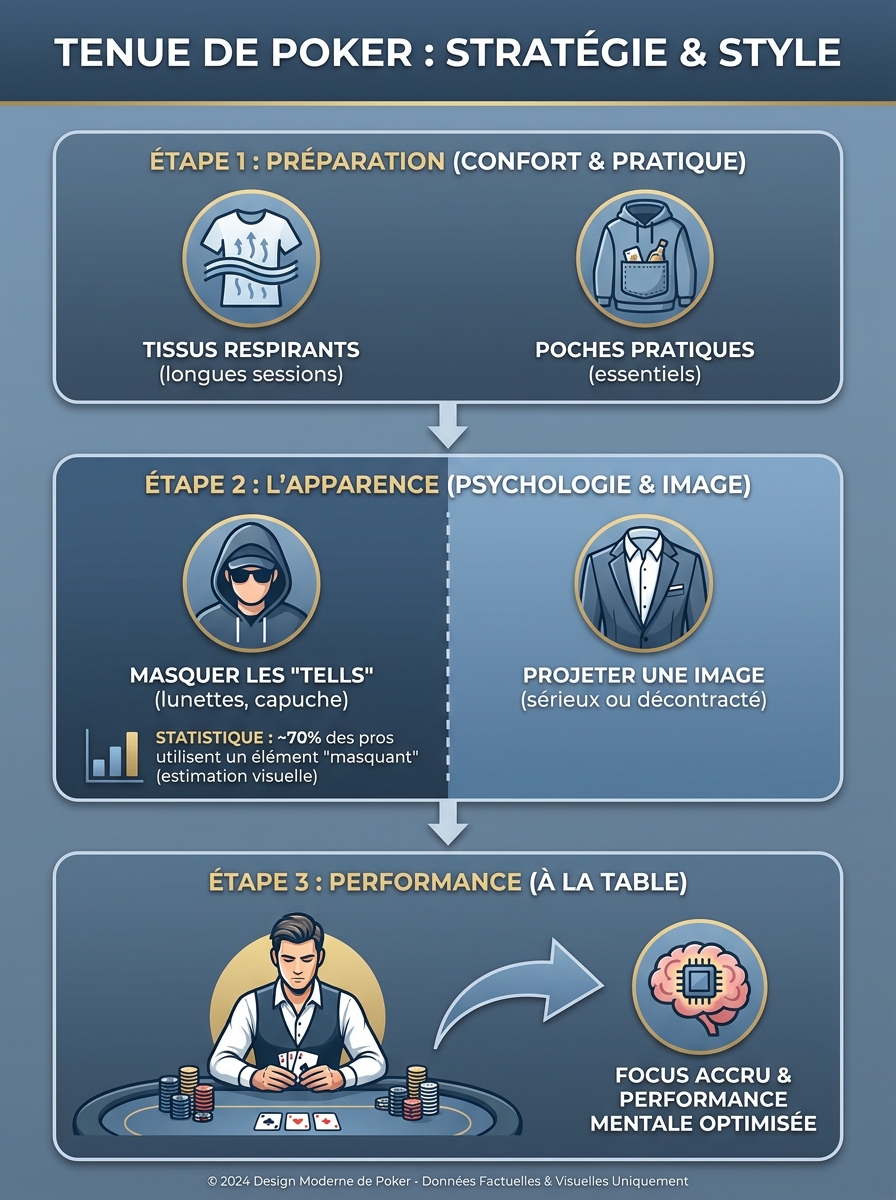 Infographie poker clothing