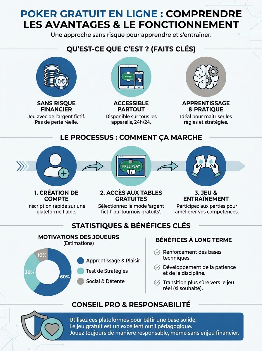 Infographie poker gratuit ligne